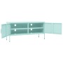 Mueble para TV de acero verde menta 105x35x50 cm en Muebles TV | Comprar online en Foru.es
