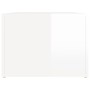 Mesa de centro madera contrachapada blanco brillo 80x50x36 cm de vidaXL, Mesas de centro - Ref: Foro24-816514, Precio: 62,59 ...