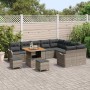 Conjunto de sofás de jardín 12 pcs Gris ratán sintético en Sofás de exterior | Comprar online en Foru.es