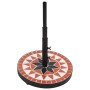 Base de sombrilla redonda color terracota y blanco 12 kg de vidaXL, Bases para sombrillas - Ref: Foro24-362217, Precio: 87,86...