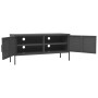 Mueble para TV de acero gris antracita 105x35x50 cm en Muebles TV | Comprar online en Foru.es
