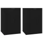 Muebles para TV de pared 2 uds negro 40x34,5x60 cm de vidaXL, Muebles TV - Ref: Foro24-816659, Precio: 46,49 €, Descuento: %