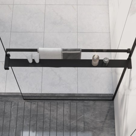 Estante para pared de ducha aluminio negro 80 cm de vidaXL, Accesorios para el baño - Ref: Foro24-153615, Precio: 44,17 €, De...