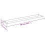 Estante para pared de ducha aluminio negro 80 cm de vidaXL, Accesorios para el baño - Ref: Foro24-153615, Precio: 44,17 €, De...