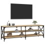 Mueble de TV madera contrachapada roble Sonoma 160x40x50 cm de vidaXL, Muebles TV - Ref: Foro24-826730, Precio: 86,70 €, Desc...