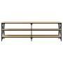Mueble de TV madera contrachapada roble Sonoma 160x40x50 cm de vidaXL, Muebles TV - Ref: Foro24-826730, Precio: 86,70 €, Desc...