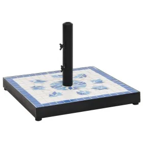 Base de sombrilla cuadrada azul y blanco 12 kg de vidaXL, Bases para sombrillas - Ref: Foro24-362222, Precio: 74,14 €, Descue...