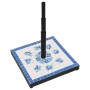 Base de sombrilla cuadrada azul y blanco 12 kg de vidaXL, Bases para sombrillas - Ref: Foro24-362222, Precio: 75,43 €, Descue...