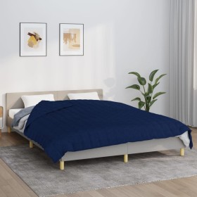 Manta con peso tela azul 220x230 cm 15 kg de vidaXL, Mantas - Ref: Foro24-3154809, Precio: 106,43 €, Descuento: %