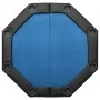 Folding poker table for 8 players blue 108x108x75 cm by vidaXL, Game and poker tables - Ref: Foro24-80405, Price: 105,83 €, D...