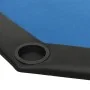 Folding poker table for 8 players blue 108x108x75 cm by vidaXL, Game and poker tables - Ref: Foro24-80405, Price: 105,83 €, D...