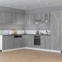 Armario de horno cocina madera ingeniería gris 60x46x81,5 cm de vidaXL, Armarios de cocina - Ref: Foro24-825835, Precio: 66,3...