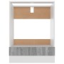 Armario de horno cocina madera ingeniería gris 60x46x81,5 cm de vidaXL, Armarios de cocina - Ref: Foro24-825835, Precio: 66,3...