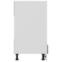 Armario de horno cocina madera ingeniería gris 60x46x81,5 cm de vidaXL, Armarios de cocina - Ref: Foro24-825835, Precio: 66,3...