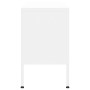 Mueble para TV de acero blanco 105x35x50 cm en Muebles TV | Comprar online en Foru.es