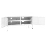 Mueble para TV de acero blanco 105x35x50 cm en Muebles TV | Comprar online en Foru.es