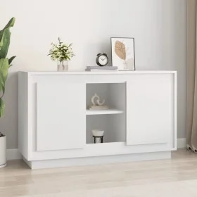 Aparador de madera contrachapada blanco 102x35x60 cm de vidaXL, Aparadores - Ref: Foro24-831877, Precio: 98,16 €, Descuento: %