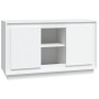 Aparador de madera contrachapada blanco 102x35x60 cm de vidaXL, Aparadores - Ref: Foro24-831877, Precio: 99,33 €, Descuento: %