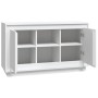 Aparador de madera contrachapada blanco 102x35x60 cm de vidaXL, Aparadores - Ref: Foro24-831877, Precio: 99,33 €, Descuento: %