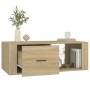 Mesa de centro madera contrachapada roble Sonoma 100x50,5x35 cm de vidaXL, Mesas de centro - Ref: Foro24-816539, Precio: 66,4...