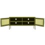 Mueble de TV verde oliva 105x35x50 cm acero en Muebles TV | Comprar online en Foru.es