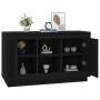 Aparador de madera contrachapada negro 102x35x60 cm de vidaXL, Aparadores - Ref: Foro24-831878, Precio: 95,80 €, Descuento: %