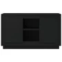 Aparador de madera contrachapada negro 102x35x60 cm de vidaXL, Aparadores - Ref: Foro24-831878, Precio: 95,51 €, Descuento: %