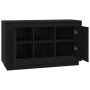 Aparador de madera contrachapada negro 102x35x60 cm de vidaXL, Aparadores - Ref: Foro24-831878, Precio: 95,80 €, Descuento: %