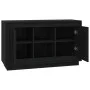 Aparador de madera contrachapada negro 102x35x60 cm de vidaXL, Aparadores - Ref: Foro24-831878, Precio: 95,51 €, Descuento: %