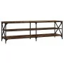 Mueble de TV madera contrachapada roble ahumado 160x40x50 cm de vidaXL, Muebles TV - Ref: Foro24-826731, Precio: 79,84 €, Des...