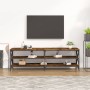 Mueble de TV madera contrachapada roble ahumado 160x40x50 cm de vidaXL, Muebles TV - Ref: Foro24-826731, Precio: 83,76 €, Des...