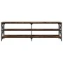 Mueble de TV madera contrachapada roble ahumado 160x40x50 cm de vidaXL, Muebles TV - Ref: Foro24-826731, Precio: 79,84 €, Des...
