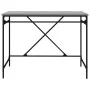 Escritorio hierro madera contrachapada gris Sonoma 100x50x75 cm de vidaXL, Escritorios - Ref: Foro24-826722, Precio: 95,59 €,...