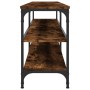 Mueble TV metal y madera contrachapada roble humo 180x30x50cm de vidaXL, Muebles TV - Ref: Foro24-826756, Precio: 85,03 €, De...