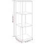 Eckmöbel Sperrholz Räuchereiche 33x33x100 cm von vidaXL, Schließfächer und Lagerschränke - Ref: Foro24-825828, Preis: 44,81 €...
