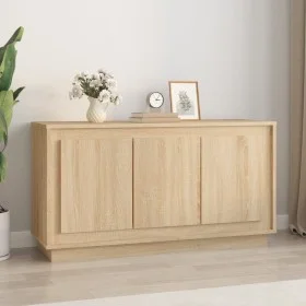 Aparador madera contrachapada roble Sonoma 102x35x55 cm de vidaXL, Aparadores - Ref: Foro24-831888, Precio: 102,20 €, Descuen...