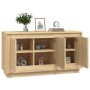 Aparador madera contrachapada roble Sonoma 102x35x55 cm de vidaXL, Aparadores - Ref: Foro24-831888, Precio: 104,08 €, Descuen...