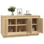 Aparador madera contrachapada roble Sonoma 102x35x55 cm de vidaXL, Aparadores - Ref: Foro24-831888, Precio: 102,20 €, Descuen...