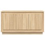 Aparador madera contrachapada roble Sonoma 102x35x55 cm de vidaXL, Aparadores - Ref: Foro24-831888, Precio: 104,08 €, Descuen...