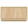 Aparador madera contrachapada roble Sonoma 102x35x55 cm de vidaXL, Aparadores - Ref: Foro24-831888, Precio: 102,20 €, Descuen...
