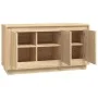 Aparador madera contrachapada roble Sonoma 102x35x55 cm de vidaXL, Aparadores - Ref: Foro24-831888, Precio: 102,20 €, Descuen...