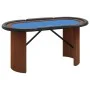 Mesa de póquer para 10 jugadores azul 160x80x75 cm de vidaXL, Mesas de juego y de póquer - Ref: Foro24-80409, Precio: 178,03 ...