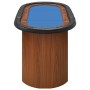 Mesa de póquer para 10 jugadores azul 160x80x75 cm de vidaXL, Mesas de juego y de póquer - Ref: Foro24-80409, Precio: 180,88 ...