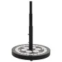 Base de sombrilla redonda negro y blanco 12 kg de vidaXL, Bases para sombrillas - Ref: Foro24-362223, Precio: 77,65 €, Descue...