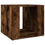 Mesita de noche madera contrachapada roble ahumado 41x40x36 cm de vidaXL, Mesitas de noche - Ref: Foro24-816549, Precio: 30,9...