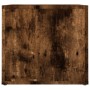 Mesita de noche madera contrachapada roble ahumado 41x40x36 cm de vidaXL, Mesitas de noche - Ref: Foro24-816549, Precio: 30,9...
