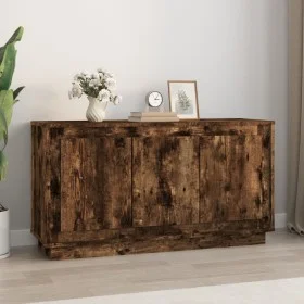 Aparador madera contrachapada roble ahumado 102x35x55 cm de vidaXL, Aparadores - Ref: Foro24-831890, Precio: 95,80 €, Descuen...