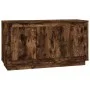 Aparador madera contrachapada roble ahumado 102x35x55 cm de vidaXL, Aparadores - Ref: Foro24-831890, Precio: 95,80 €, Descuen...