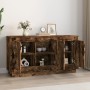 Aparador madera contrachapada roble ahumado 102x35x55 cm de vidaXL, Aparadores - Ref: Foro24-831890, Precio: 90,24 €, Descuen...