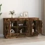 Aparador madera contrachapada roble ahumado 102x35x55 cm de vidaXL, Aparadores - Ref: Foro24-831890, Precio: 95,80 €, Descuen...
